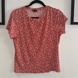 Floral Print Dynamite Tee - 90s style